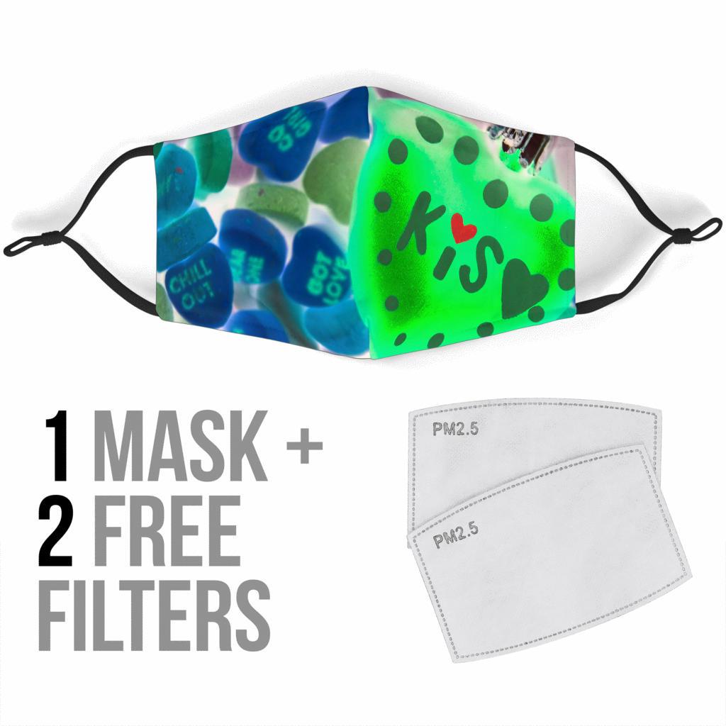 Face Mask Kiss 6601 w/Black