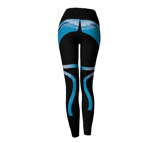 Leggings: Glacier Blues 1364-3