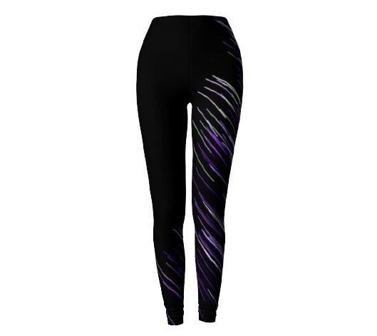 Leggings: Purple Fireworks 4805-3