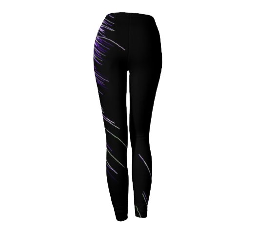 Leggings: Purple Fireworks 4805-3