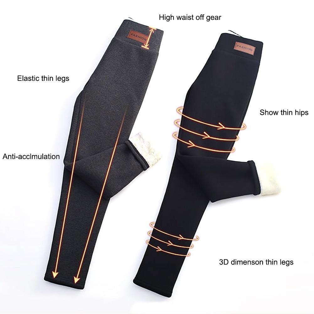 Women's Winter Warm Leggings with Cashmere Fleece lining