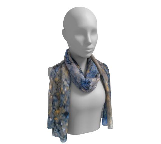 Blue Granite Scarf 182018