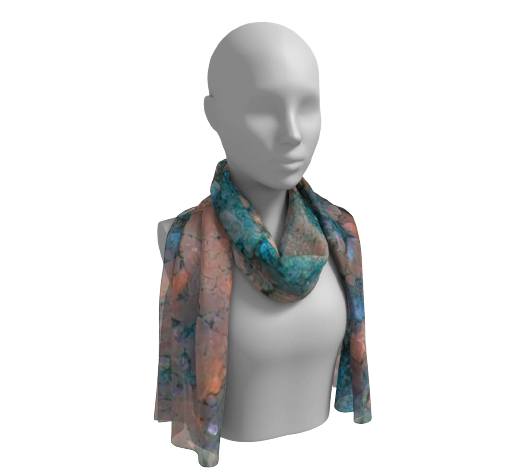 Turquoise Granite Scarf 182018