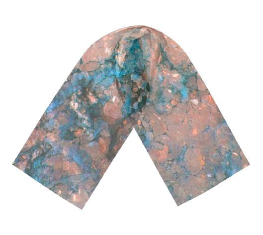 Turquoise Granite Scarf 182018