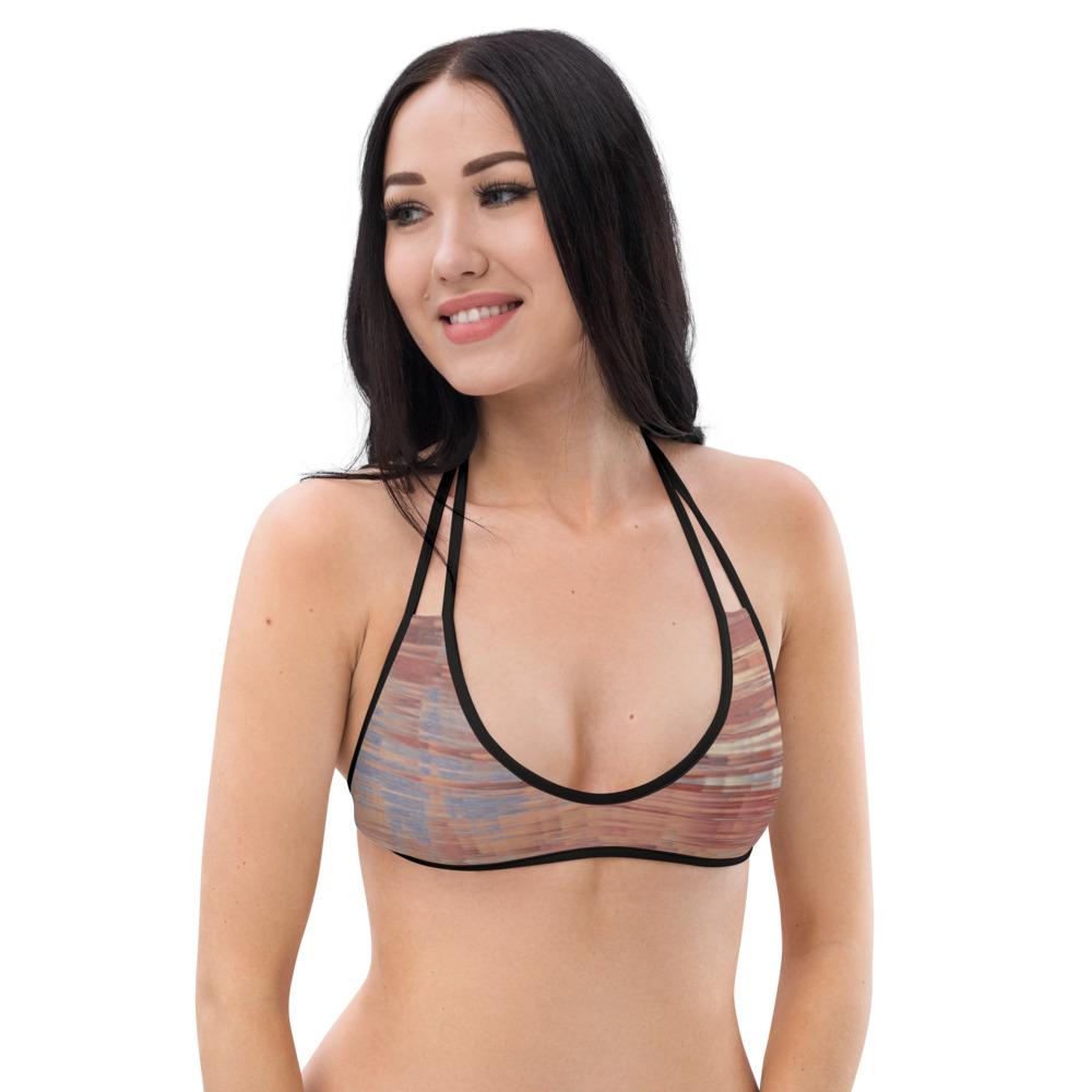 Bikini Breeze 7418 Reversible Top Brown/Turquoise