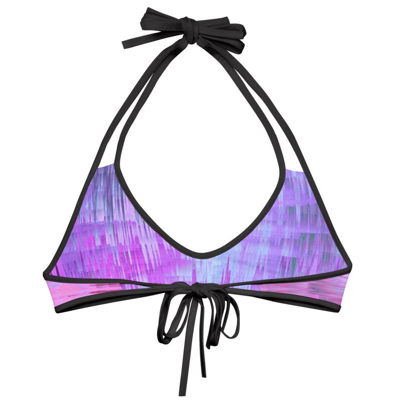 Bikini Breeze 7418 Top Reversible, Pink/Lavender