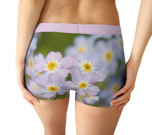 Boyshorts Undies, Women's Forget-Me-Not 5462