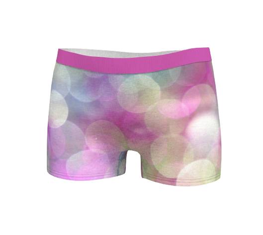 Boyshorts, Women's Bubbles with Pink 9512